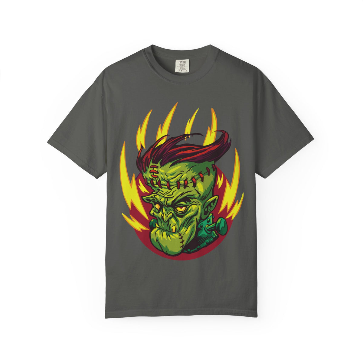Frankenstein lightning tee - Retro horror monster streetwear shirt