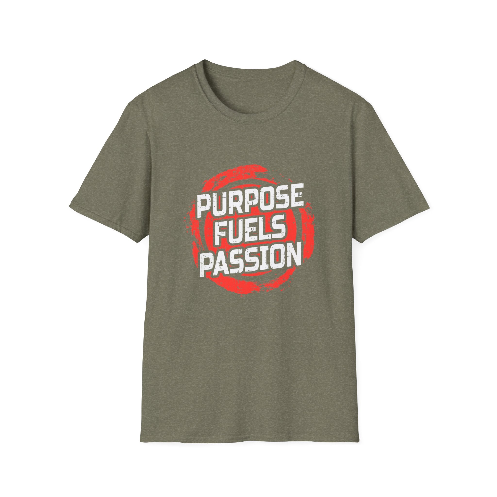 Purpose Fuels Passion Motivational Graphic Tee Statement - Sinful Threads