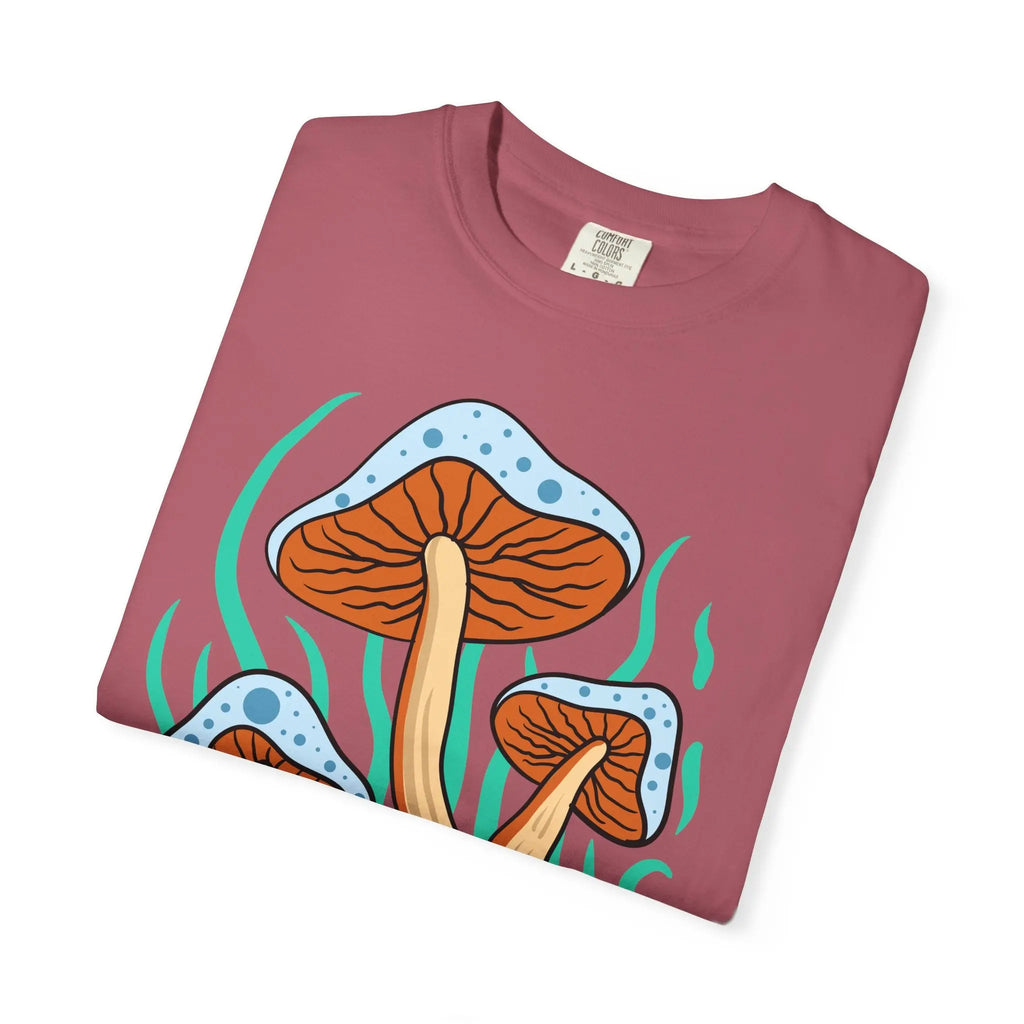 Groovy Mushroom Tee - Funky Forest Magic Fungi - Sinful Threads