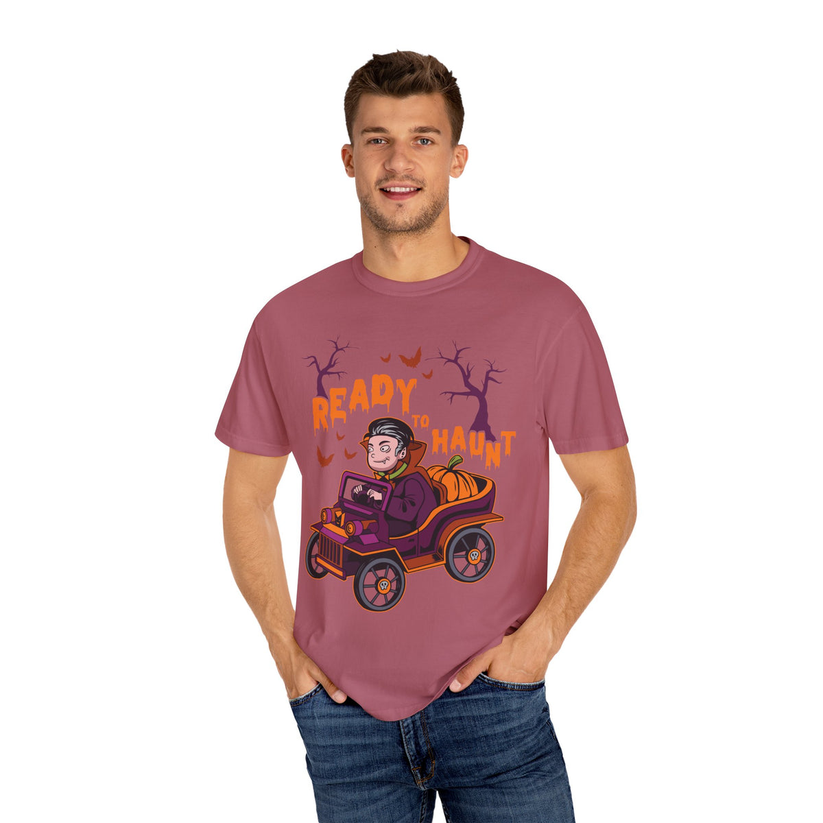 Dracula Halloween Shirt – Ready to Haunt Funny Vampire Tee