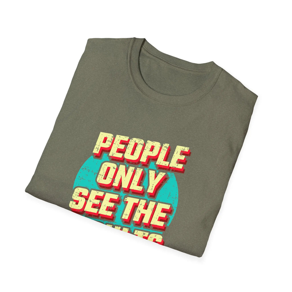 People Only See Results - Premium Motivational Graphic Tee - Sinful Threads