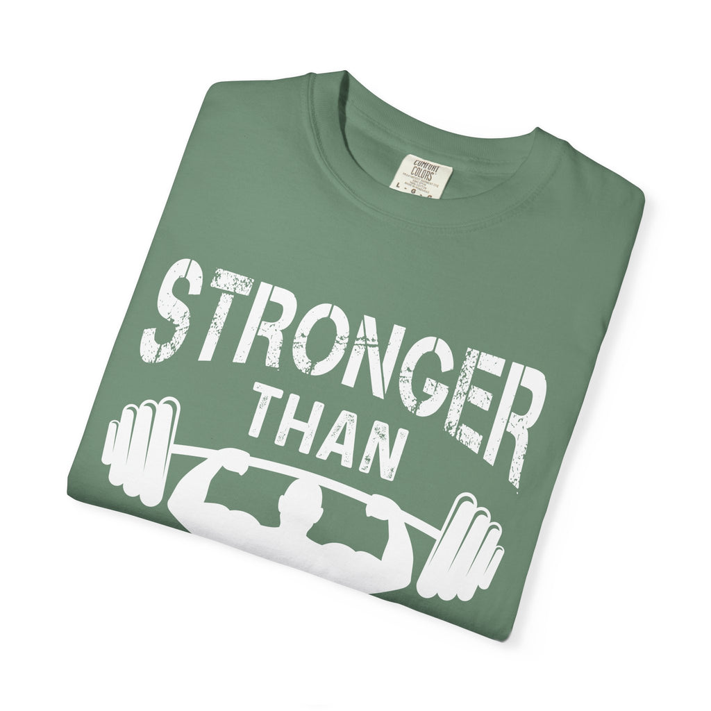 Stronger Than Excuses Bodybuilding Shirt - Motivation Tee - Sinful Threads