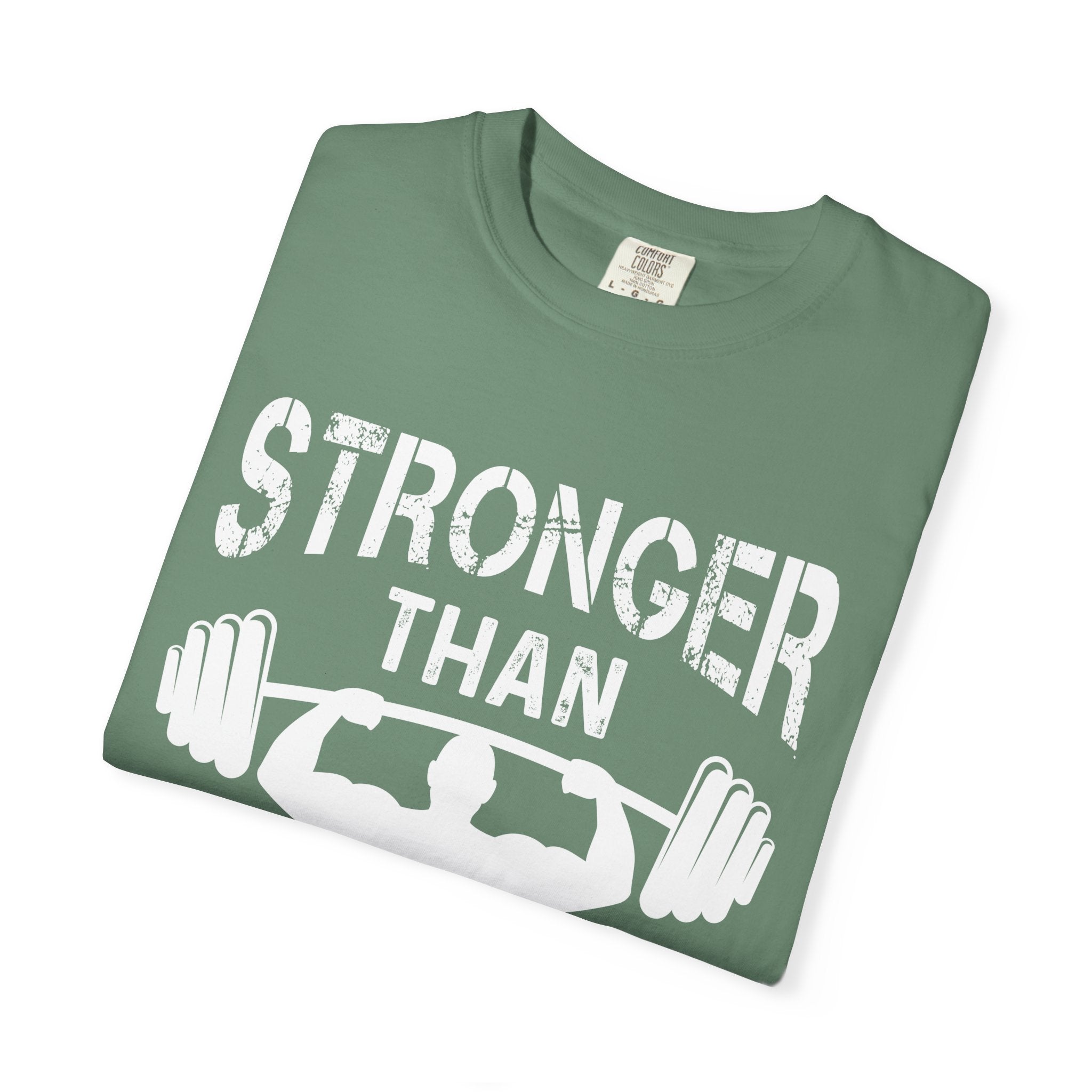 Stronger Than Excuses Bodybuilding Shirt - Motivation Tee - Sinful Threads