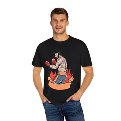 Tattooed Boxer Shirt - Boxing Illustration Tee, Tattoo Gift