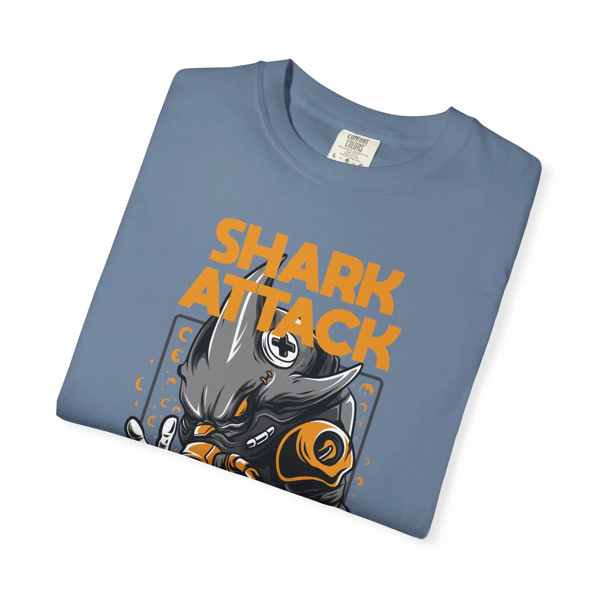 Shark Attack Bold Graphic Unisex T-Shirt - Sinful Threads