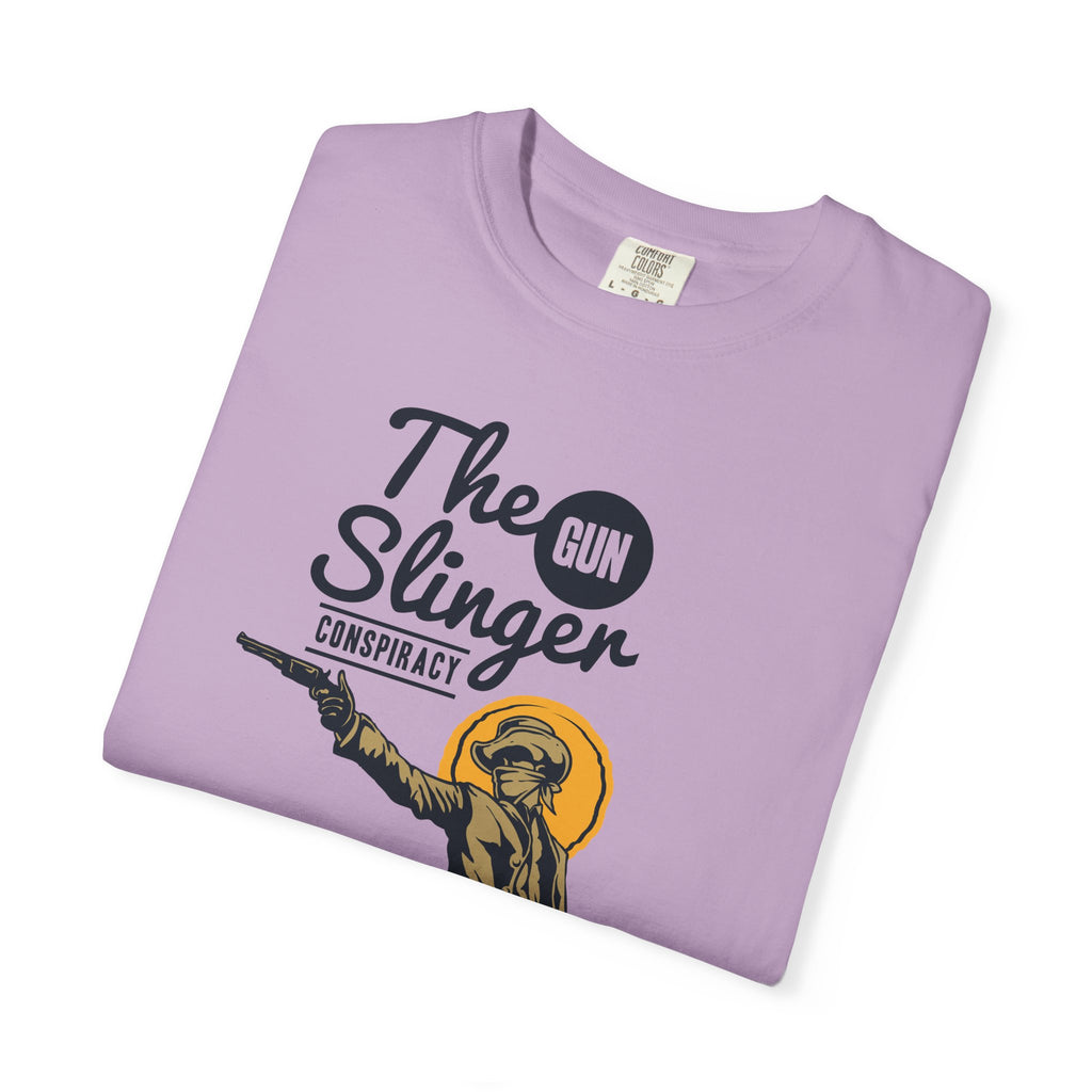 Gunslinger Graphic Tee Conspiracy Cowboy - Western Unisex - Sinful Threads