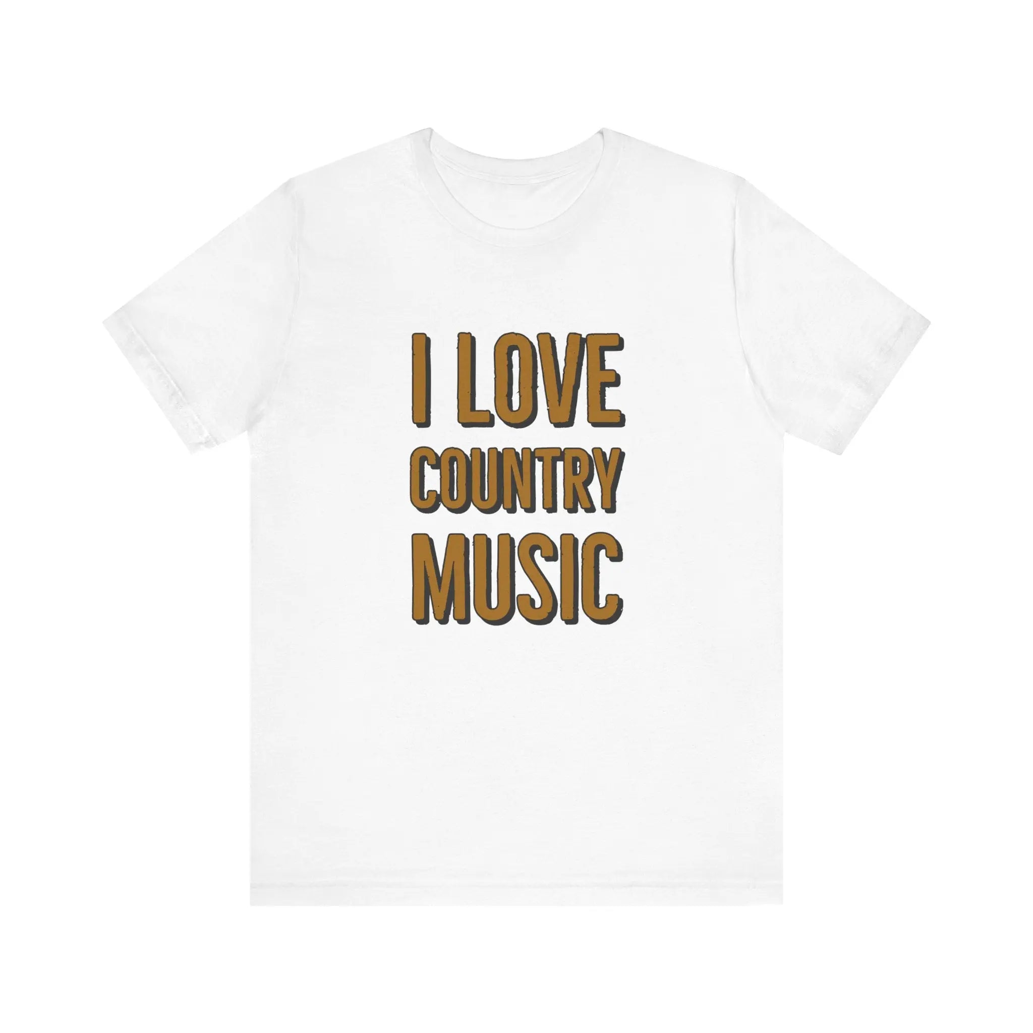 I Love Country Music Graphic Tee - Country Fan Festival Shirt Printify