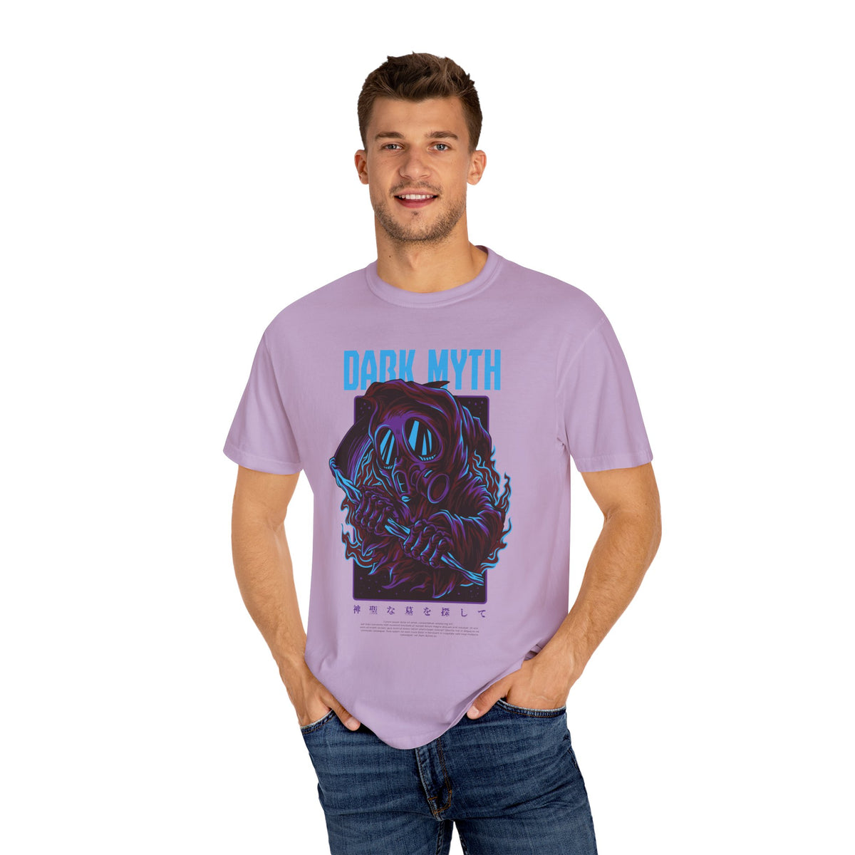 Dark Myth Grim Reaper Artwork Unisex Relaxed Fit T-Shirt