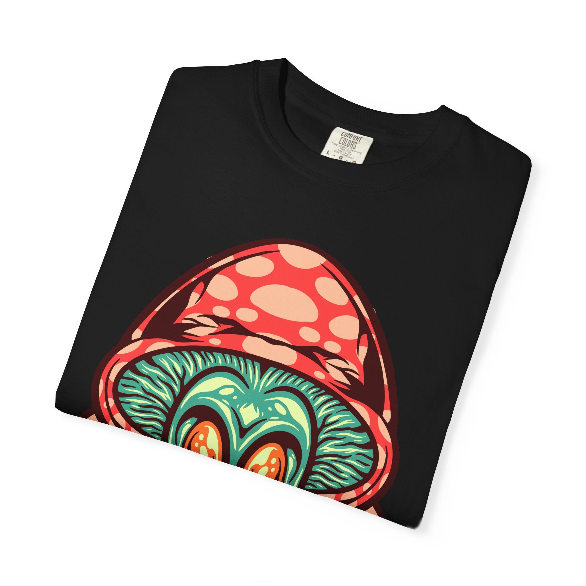 Psychedelic Graphic Tee - Trippy Mushroom Tee - Alien Art Gift - Sinful Threads