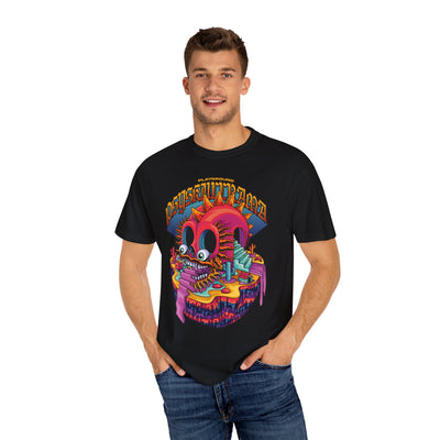 Surreal Skull Playground Tee – Weirdcore Skull Shirt – Colorful Art - Sinful Threads