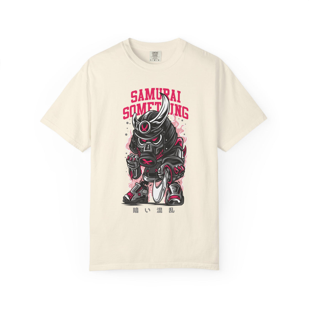 Samurai Something Dark Distressed Design T-Shirt