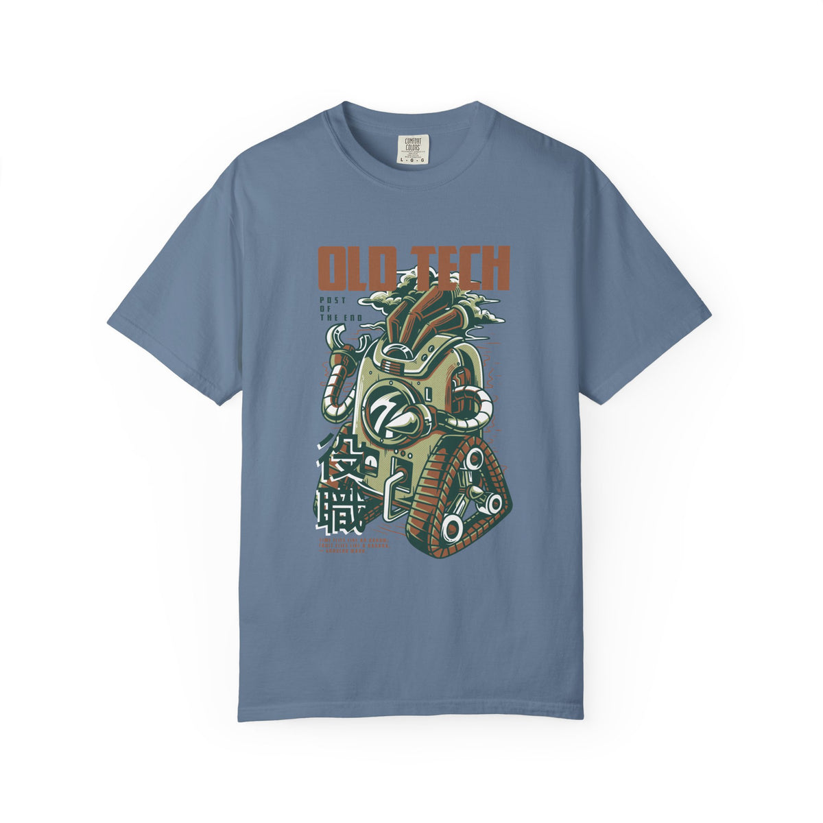 Vintage Robot Post Of The End Futuristic Style T-Shirt