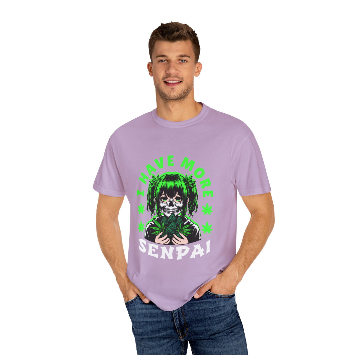Anime Stoner Tee - 420 Cannabis Graphic - Funny Gift