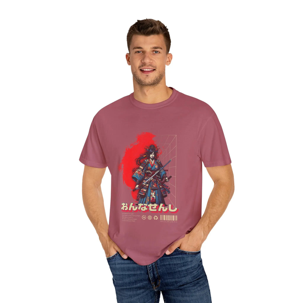 Onna Bugeisha Tee - Samurai Warrior Art Geisha Katana - Sinful Threads