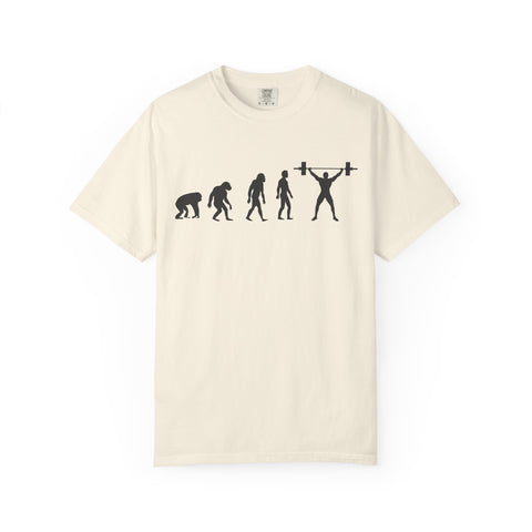 Evolution Of Weightlifting Progression In Gym Fitness T-Shirt