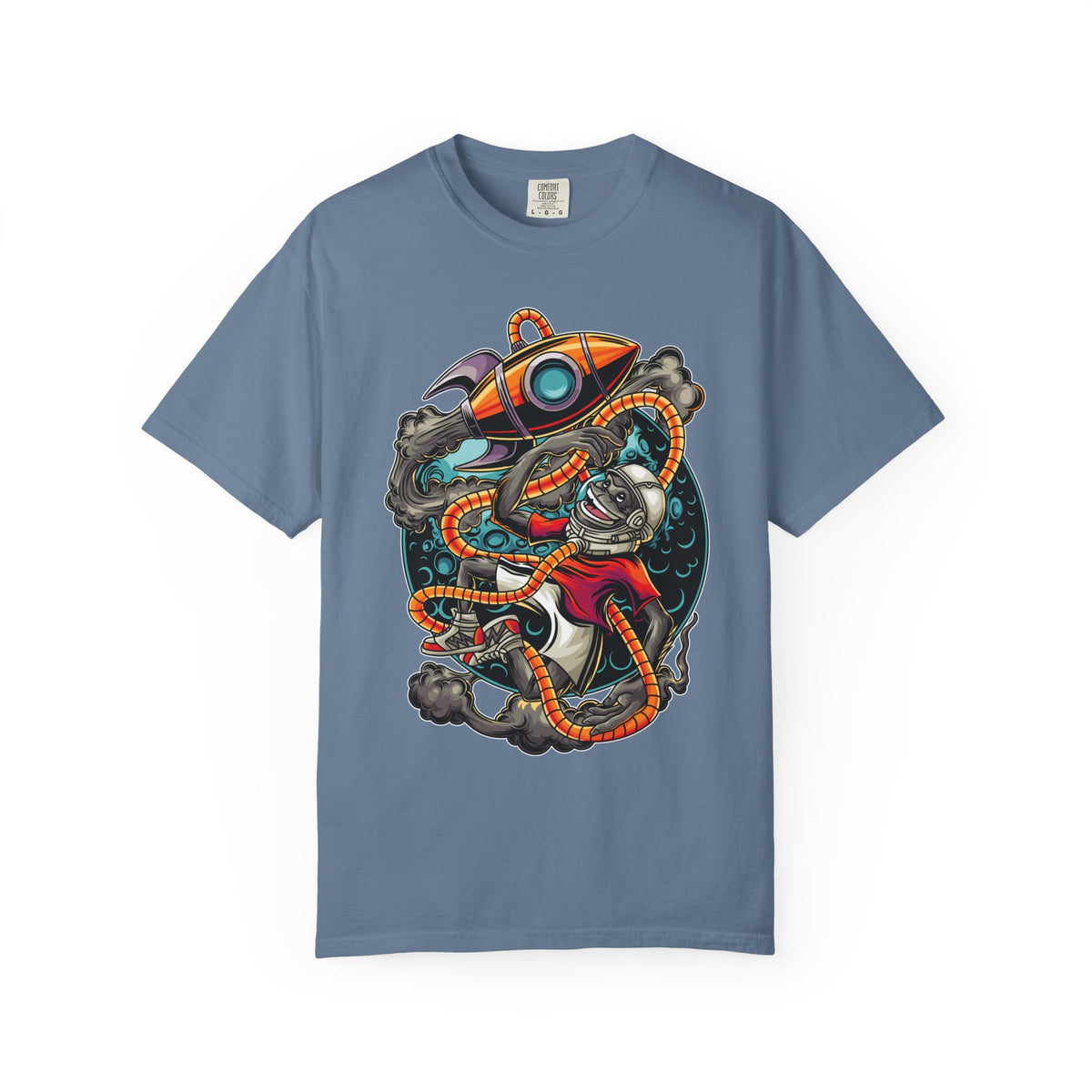 Space Monkey Shirt - Funny Astronaut Tee - Rocket Adventure Gift