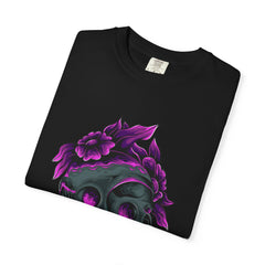 Floral Skull Gothic Tee Dark Art Alternative Fashion