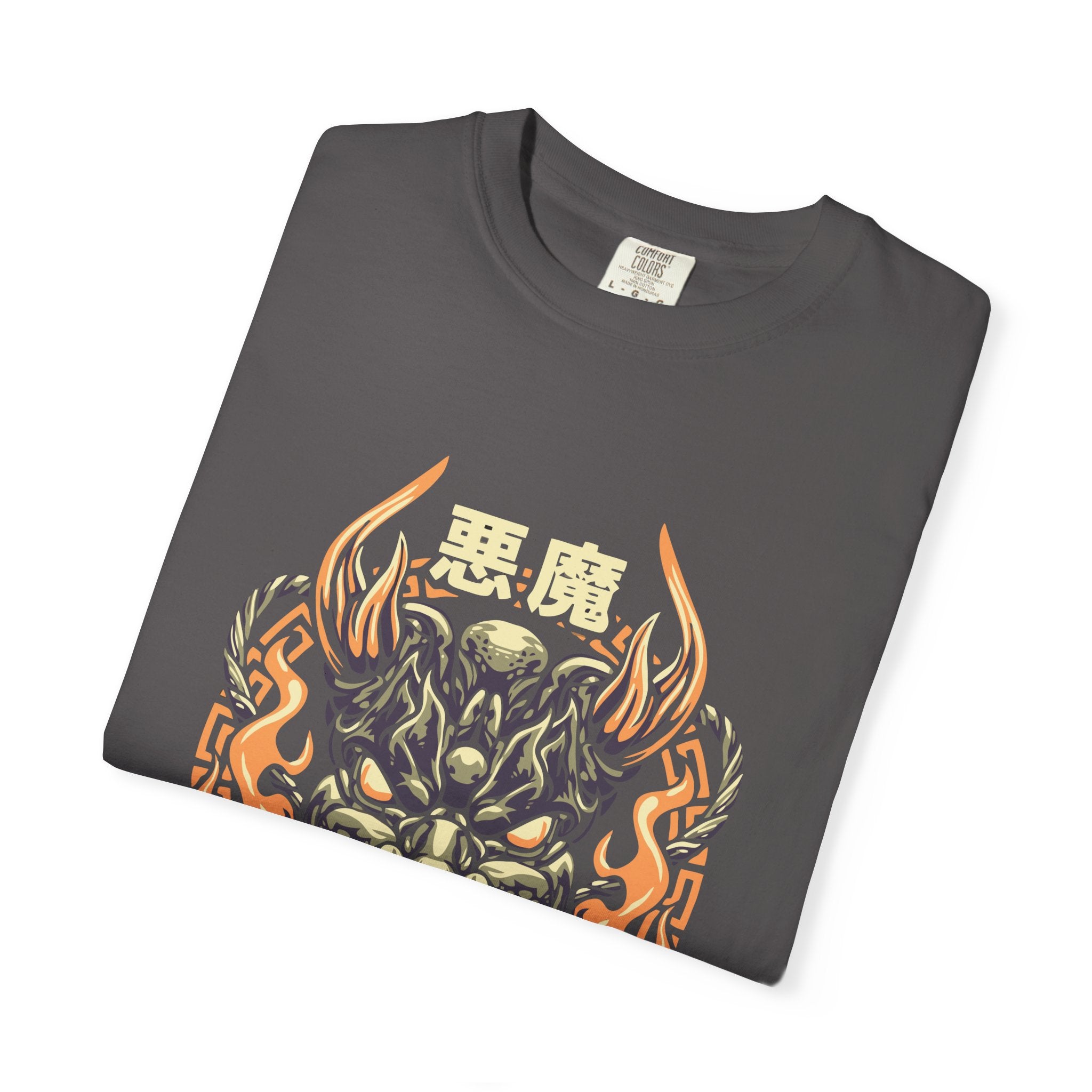 Oni Mask Shirt - Japanese Demon Tee for Evil Spirit Culture - Sinful Threads