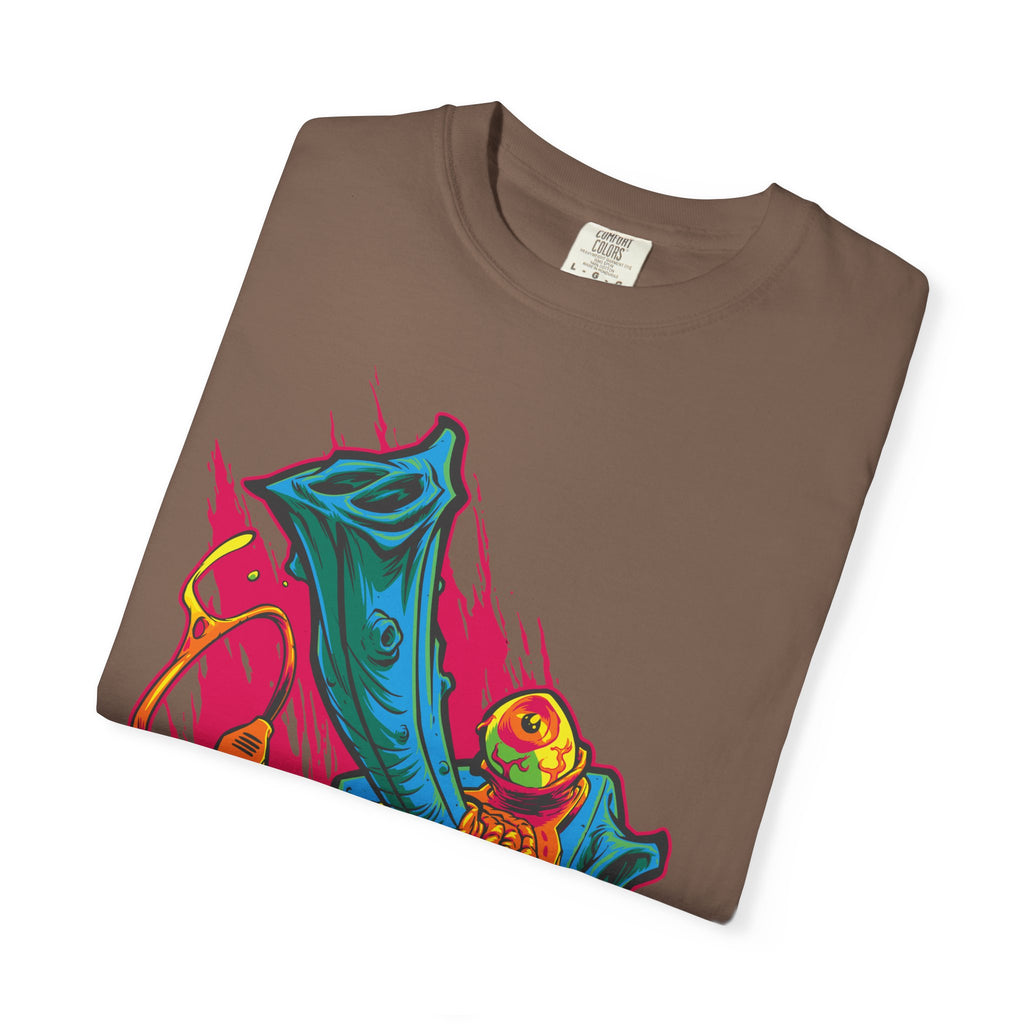 Surreal Gaming Tee - Monster Joystick Shirt for Arcade Fans - Sinful Threads