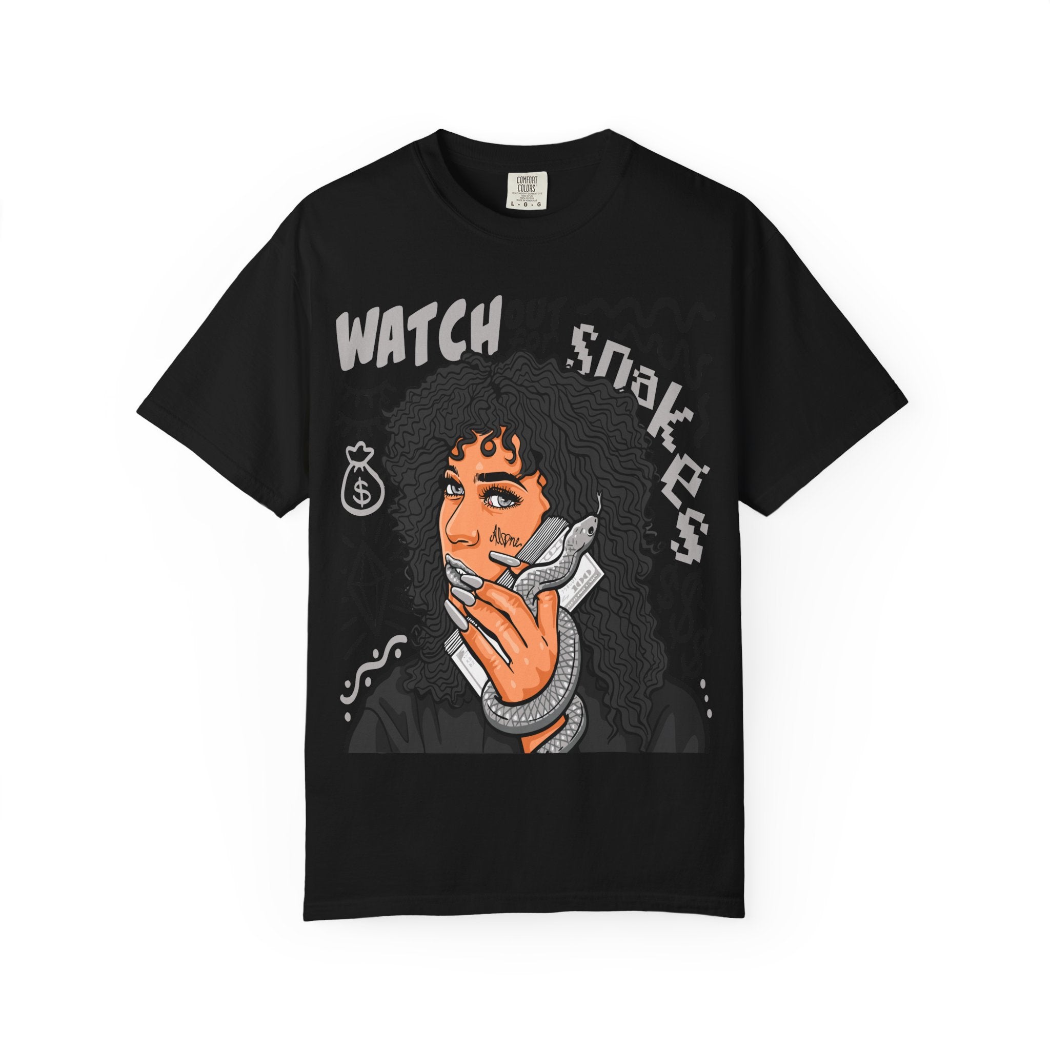 Watch Out Snakes Boss Woman Money Shirt - Sinful Threads