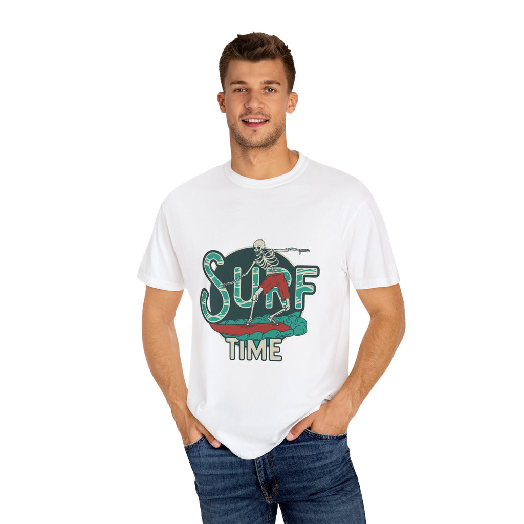 Skeleton Surfer Shirt - Surf Time Tee - Cool Beach Gift - Sinful Threads