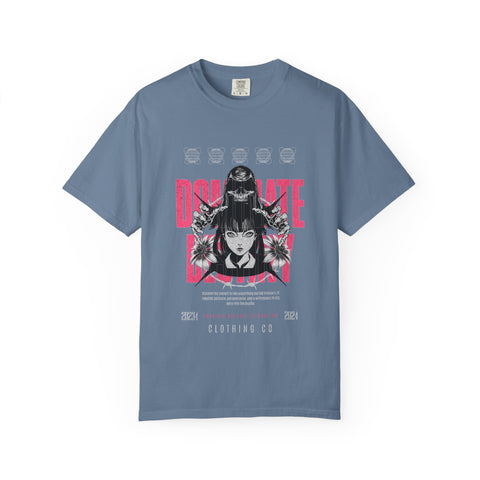 Gothic Skull Tee - Fearless Dark Anime Aesthetic Girl