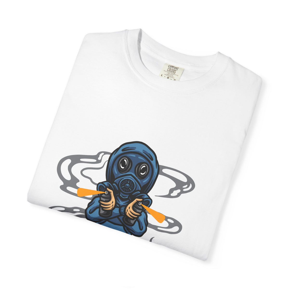 Gas Mask Graffiti Shirt - Cool Urban Streetwear - Artist Gift