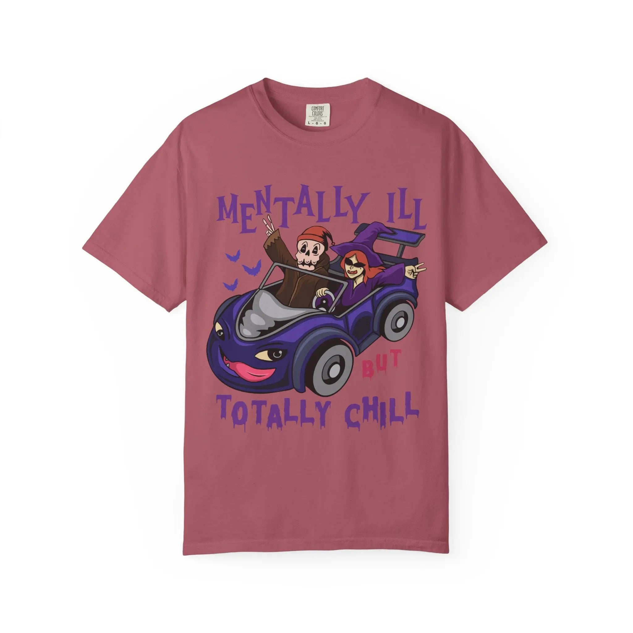 Mentally Ill Tee - Chill Halloween Funny Gift Shirt - Sinful Threads