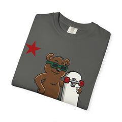 California Skateboard Bear Shirt - Cool Skater Tee for CA Fans