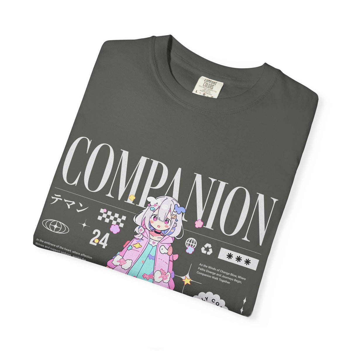 Kawaii Anime Tee - Pastel Girl Chibi Design - Cute Gift
