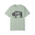 We Walk By Faith Buffalo Christian T-Shirt - Sinful Threads