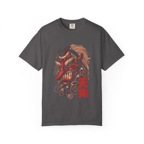 Tengu Mask Shirt - Japanese Demon Tee for Yokai Culture Fans