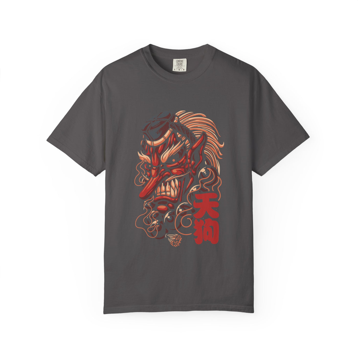 Tengu Mask Shirt - Japanese Demon Tee for Yokai Culture Fans - Sinful Threads