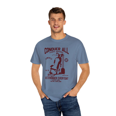 Conquer All Fitness T-Shirt - Gym Motivation Tee - Sinful Threads