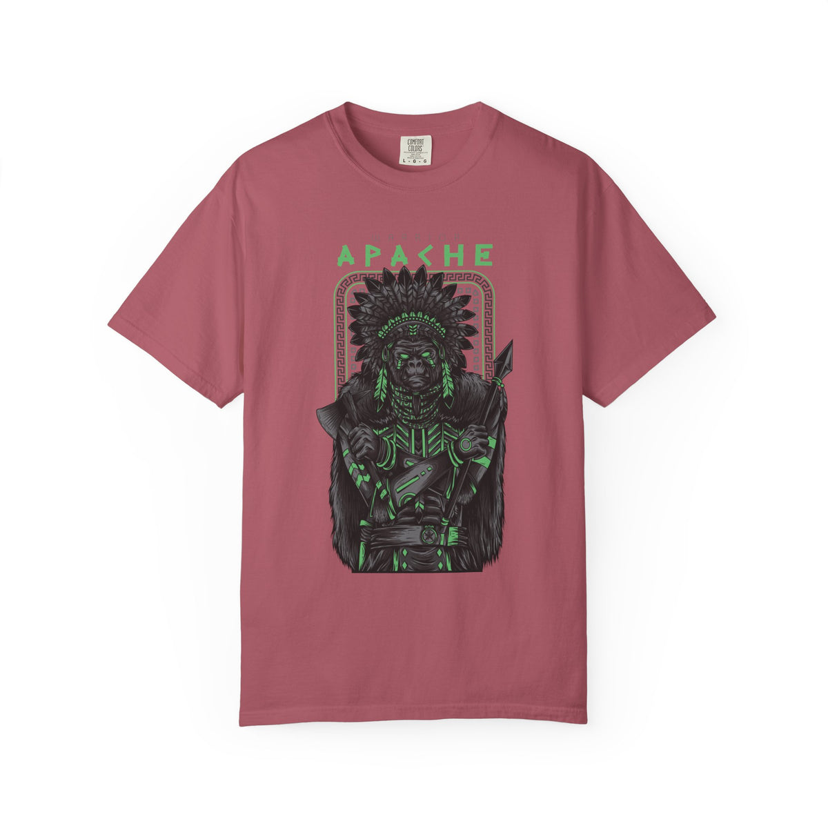 Warrior Apache Unique Graphic Illustration T-Shirt