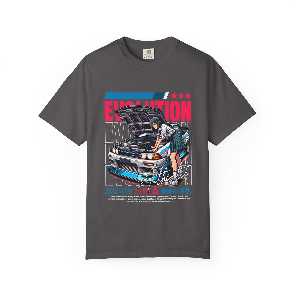R32 Skyline Tee - JDM Drift Culture Anime Girl Art