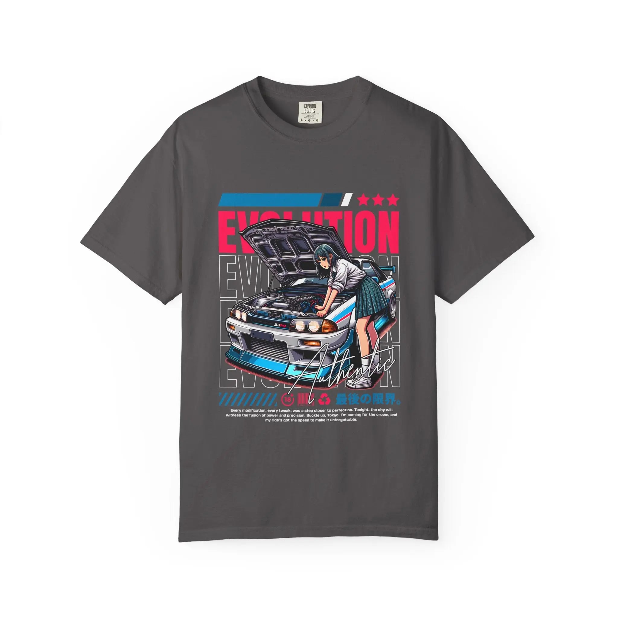 R32 Skyline Tee - JDM Drift Culture Anime Girl Art - Sinful Threads