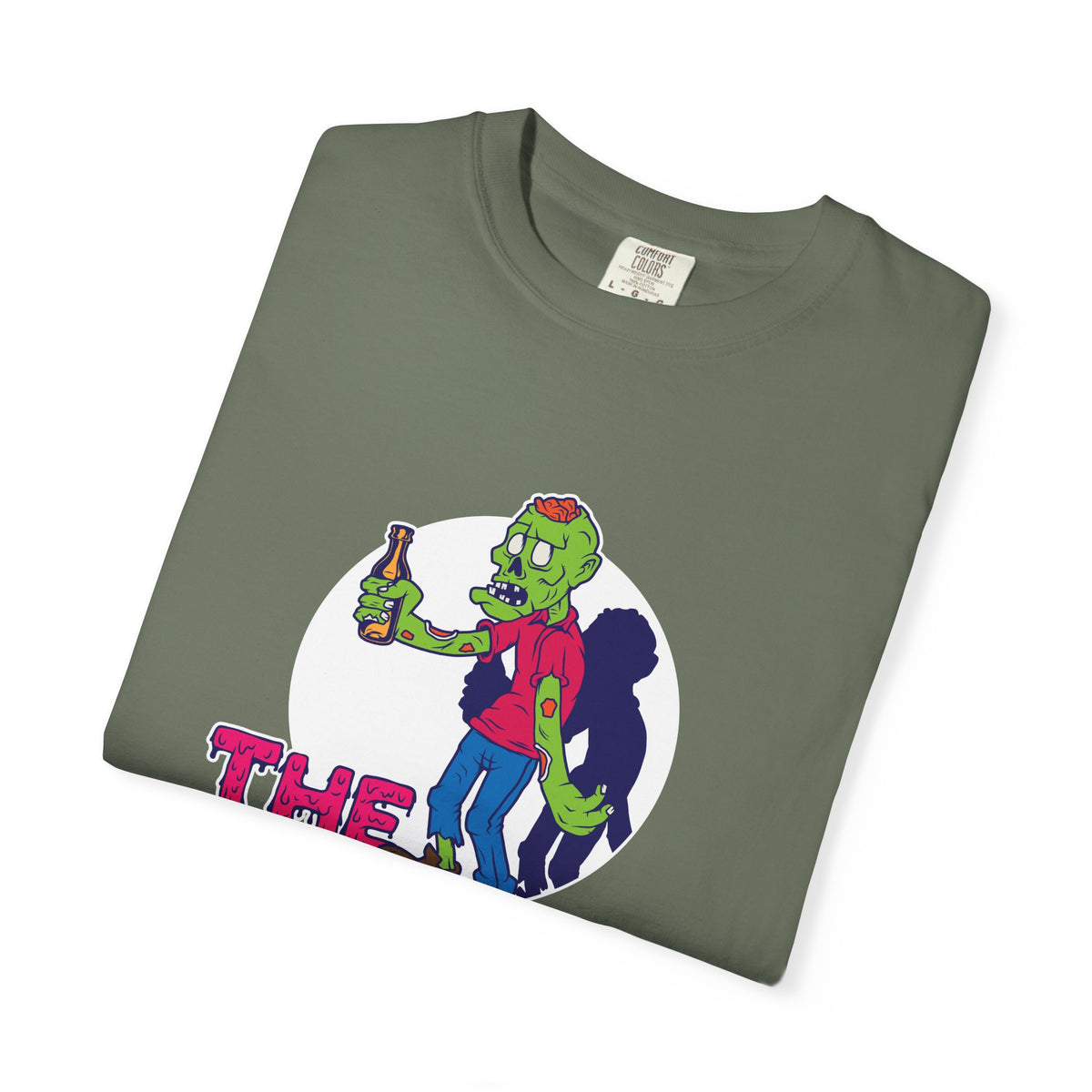 Funny Zombie Shirt - Walking Drunk Tee - Halloween Gift