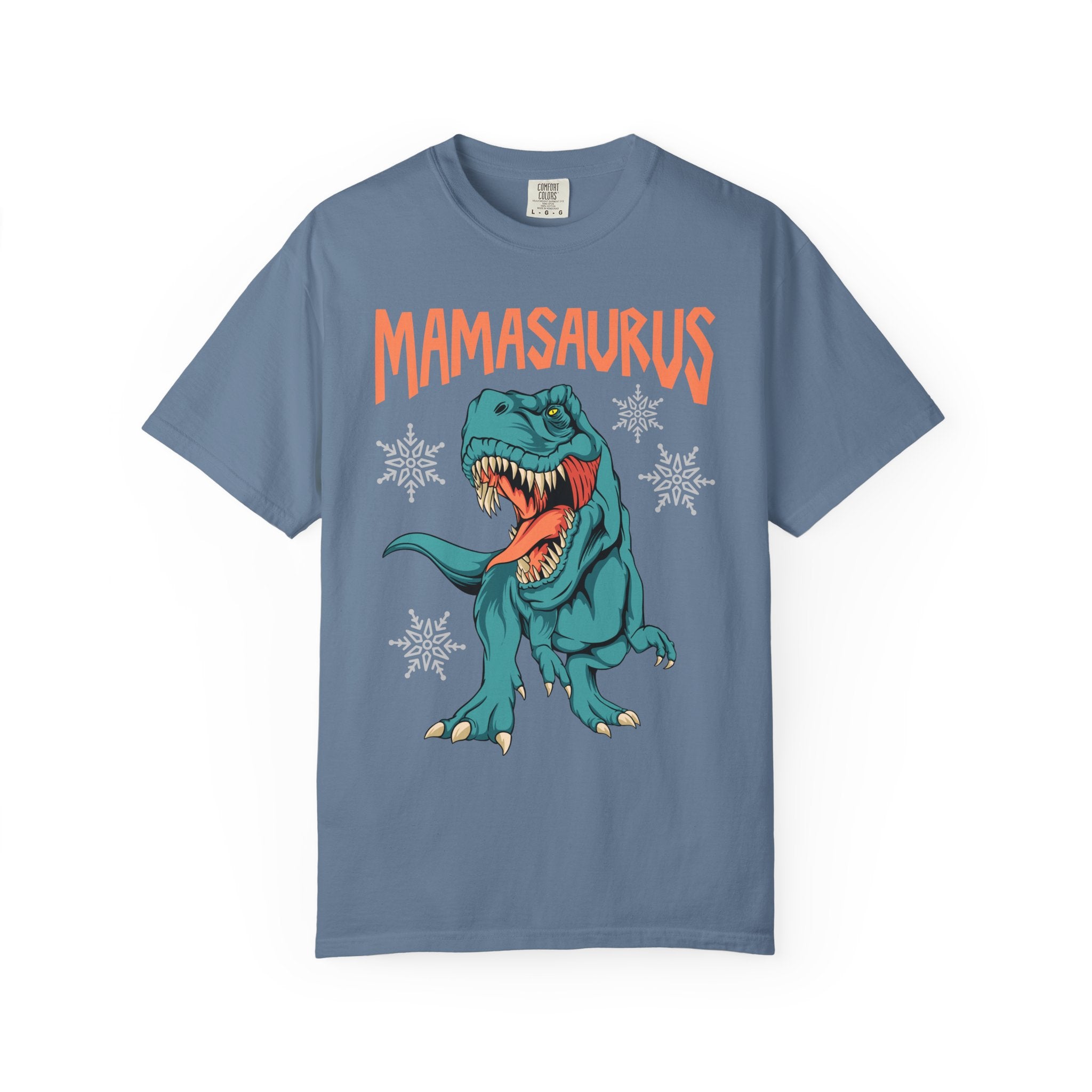 Mamasaurus Rex Tee - Funny Christmas Mom Dinosaur Gift - Sinful Threads
