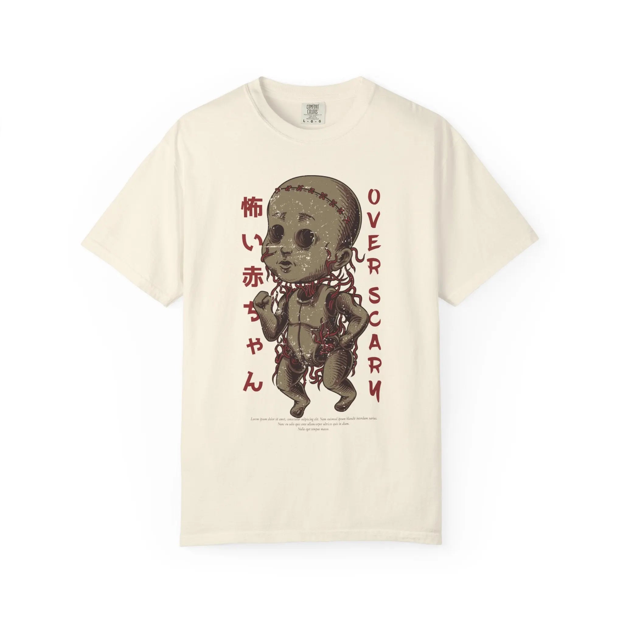 Terrifying Baby Overscary Graphic Design T-Shirt - Sinful Threads