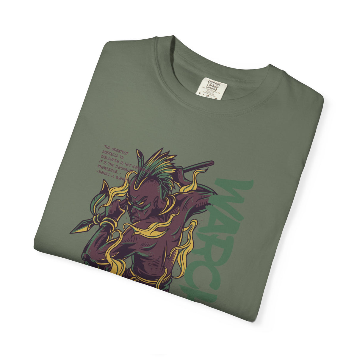 Warchiefs Warrior With Daniel Boorstin Quote Graphic T-Shirt