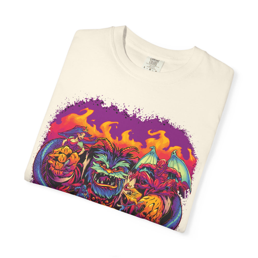 Retro Gaming Shirt - Ghosts N Goblins 80s Arcade Tee for Gamers - Sinful Threads