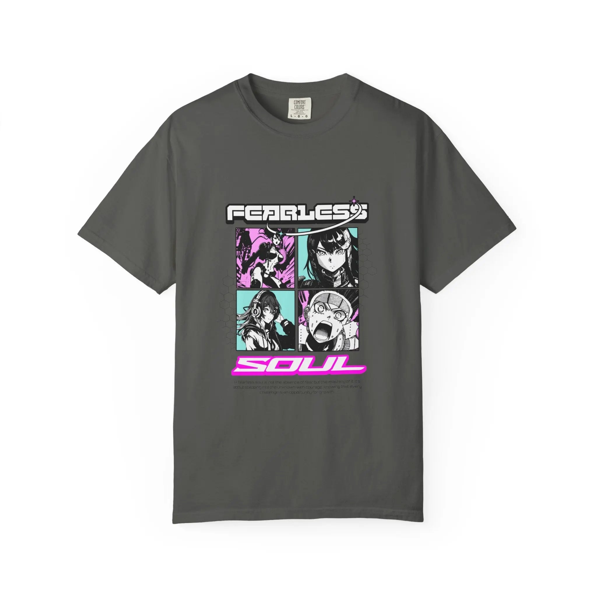 Fearless Soul Tee - Anime Manga Bold Aesthetic Graphic - Sinful Threads