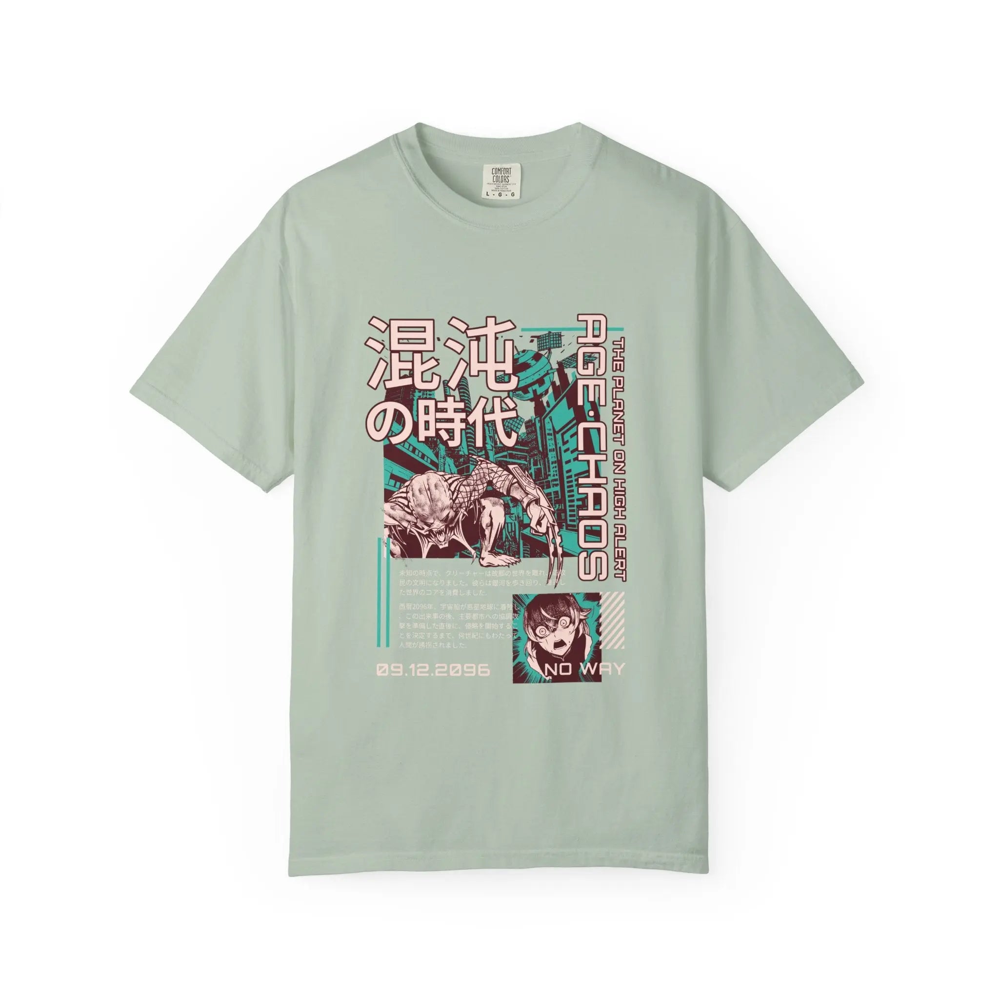 Cyberpunk Alien Tee - Anime Predator - Graphic Gift - Sinful Threads