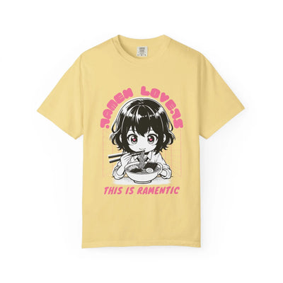 Ramen Lovers Tee - Romantic Anime Girl - Kawaii Gift - Sinful Threads