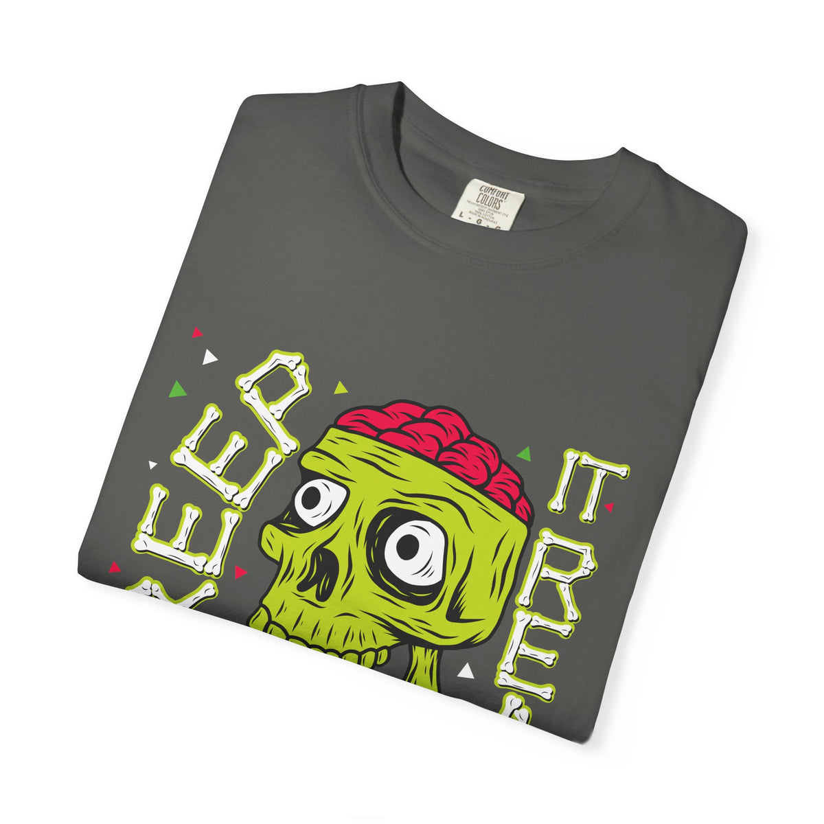 Funny Zombie Shirt - Keep It Real Tee - Brains Out Humor