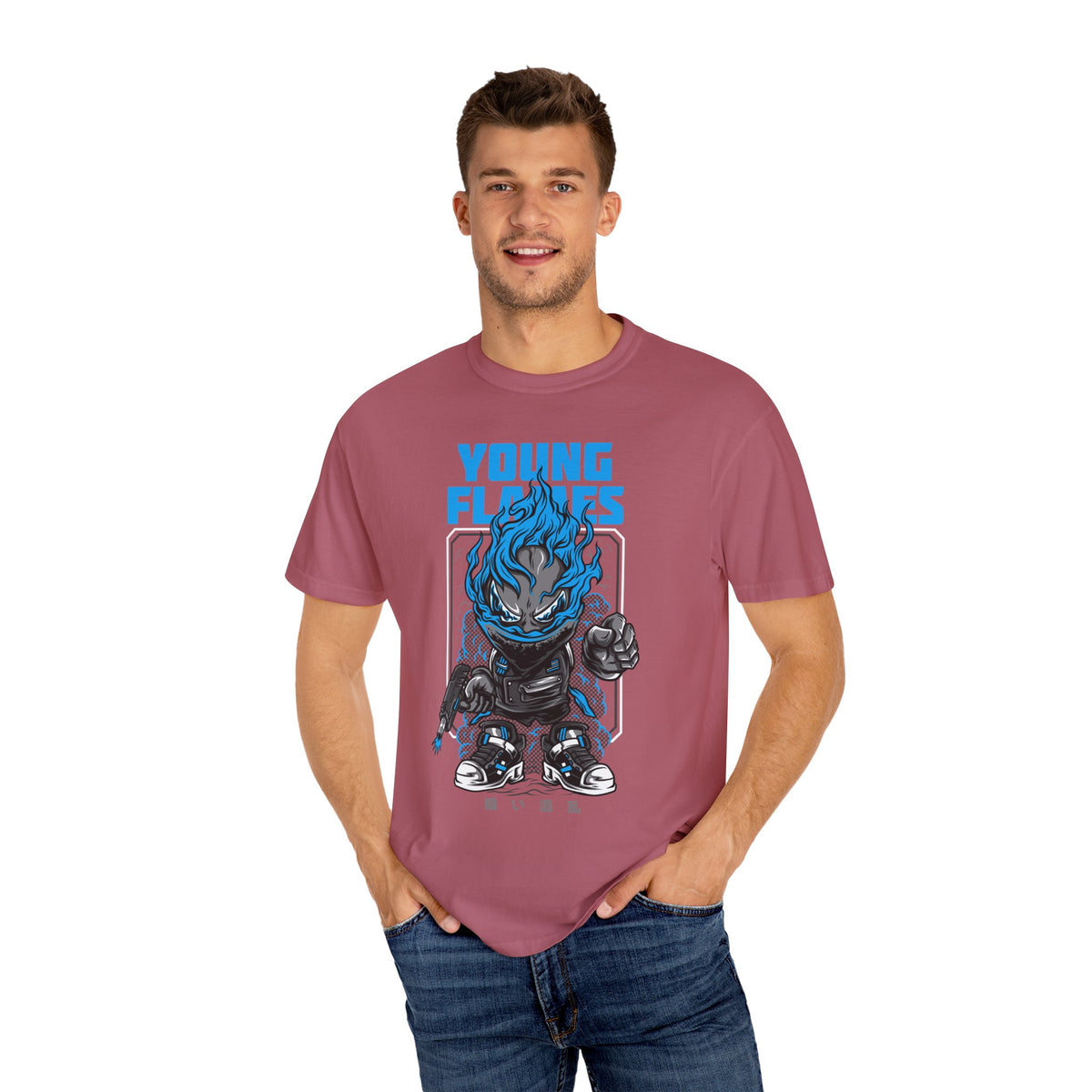 Young Flames Graphic T-Shirt Bold and Fierce Design
