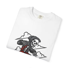 Grim Reaper Skate Shirt - Skeleton Tee - Cool Skater Gift