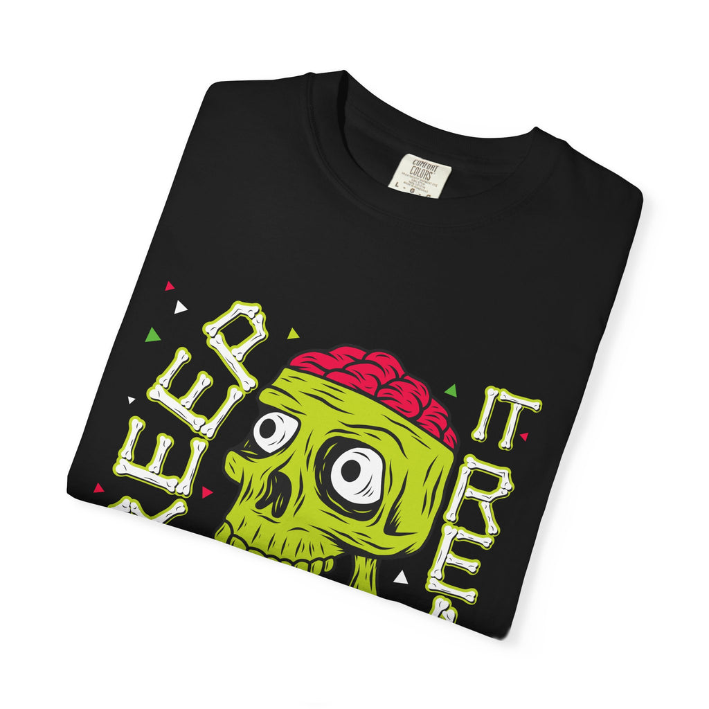 Funny Zombie Shirt - Keep It Real Tee - Brains Out Humor - Sinful Threads