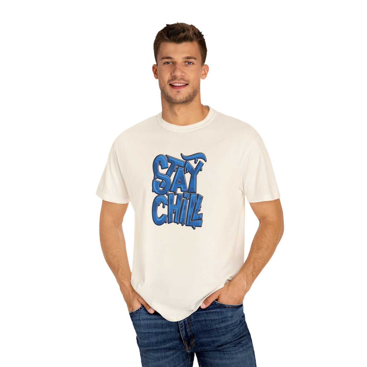 Chill Graphic Tee - Stay Cool Shirt - Relaxed Vibe Gift